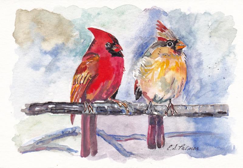 Cardinals by Elizabeth S. Palmer